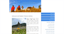 Desktop Screenshot of diengtrip.com